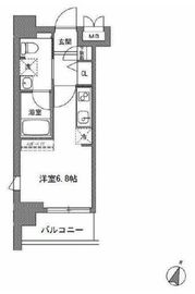 TLRレジデンス川崎大師 1008 間取り図