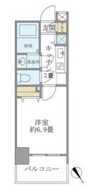 レジデンシア麻布十番 1002 間取り図