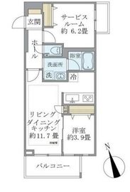 カールスルーエ吉祥寺 101 間取り図
