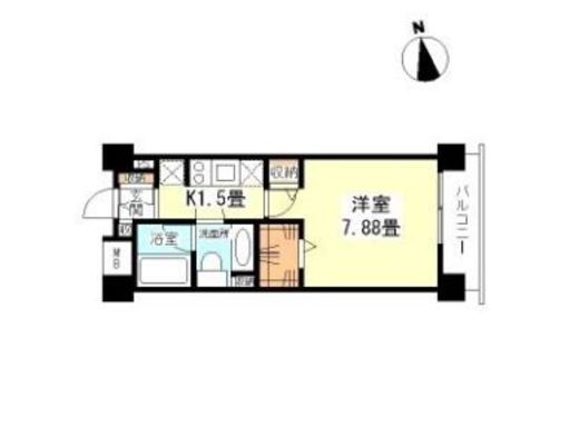 スタイリオ妙蓮寺 504 間取り図