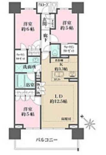 ザ・パークハウス藤沢 10階 間取り図