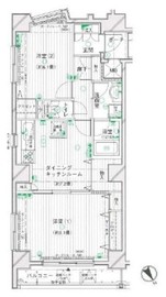 アールケープラザ横浜関内 2階 間取り図
