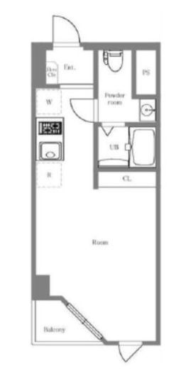 インペリアル赤坂フォーラム 4階 間取り図