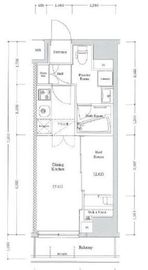 アクサス銀座アジールコート 9階 間取り図