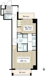 アクトフォルム学芸大学 406 間取り図