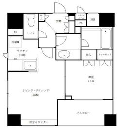 藤和シティホームズ蔵前駅前クレーデルコート 2階 間取り図