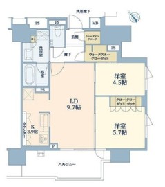クレヴィア上野池之端 16階 間取り図