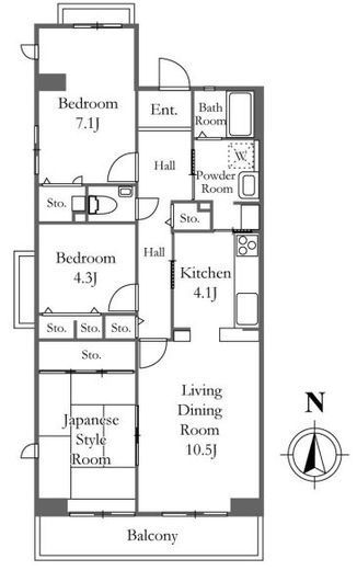 KDXレジデンス日吉 601 間取り図