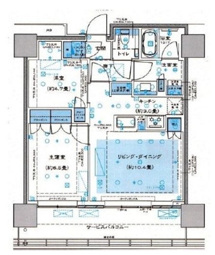 THE YOKOHAMA FRONT TOWER (ザ・ヨコハマフロントタワー) 16階 間取り図