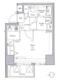 クレイシア蔵前 4階 間取り図