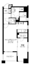 プレシス東神田 7階 間取り図