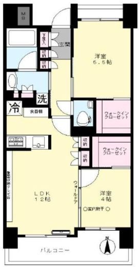 レジデンシャル池袋本町 7階 間取り図