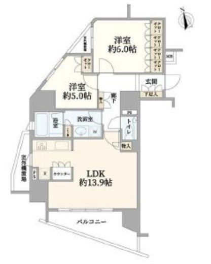 イトーピア目白カレン 10階 間取り図