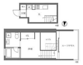 栖倭館 605 間取り図