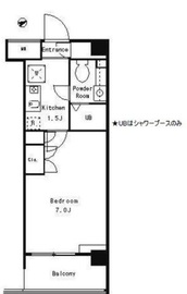 パークキューブ武蔵小杉 512 間取り図