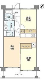 コスモリード世田谷砧 505 間取り図