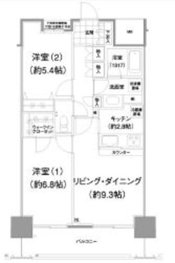 イストワール 1302 間取り図