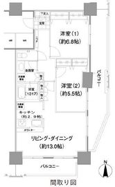イストワール 604 間取り図