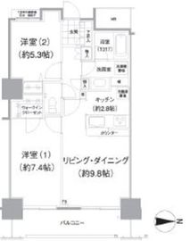 イストワール 805 間取り図