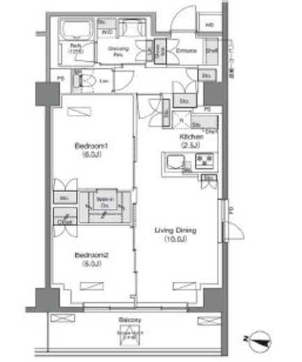 ソライエアイル練馬北町 413 間取り図