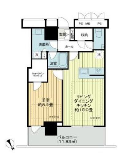 THE TOWER JUJO (ザ・タワー十条) 13階 間取り図