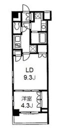 デュオステージ東十条 401 間取り図