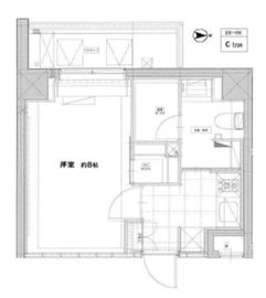 クローバー高輪 506 間取り図