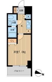 KDXレジデンス立川 813 間取り図