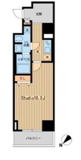 プルス上十条 302 間取り図