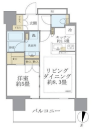 シティタワーズ板橋大山サウスタワー 12階 間取り図