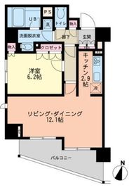エスティメゾン赤羽 204 間取り図
