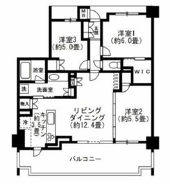 プレディア横浜高島台 4階 間取り図