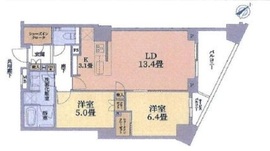 ドレッセ新横浜 5階 間取り図