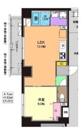 フレッチェ横浜 401 間取り図