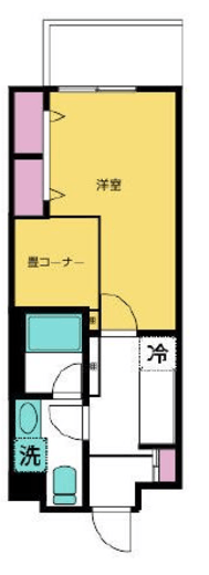 クレイン横浜台町 4階 間取り図