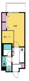 クレイン横浜台町 4階 間取り図