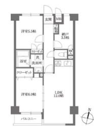 KDXレジデンス鶴見 503 間取り図