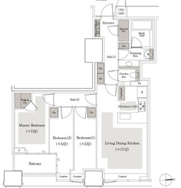 三田ガーデンヒルズ EAST HILL 4階 間取り図