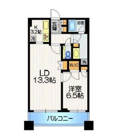 アトラスタワー西新宿 6階 間取り図