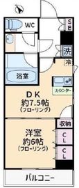 デュオ・スカーラ赤坂 4階 間取り図