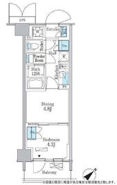 パークアクシス品川南大井パークフロント 626 間取り図