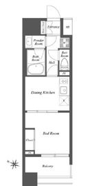 ブランシエスタ雑司が谷 804 間取り図