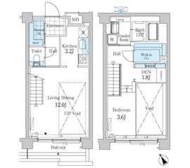 ガーデン原宿 504 間取り図