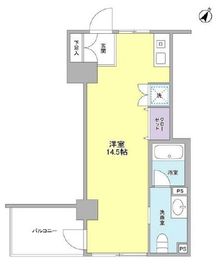 セントラル白楽 613 間取り図