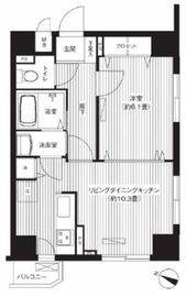 コート・フェリシア 802 間取り図
