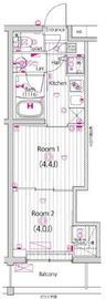 ガーラ元住吉グランドステージ 3階 間取り図