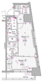 ガーラ・ステーション横濱関内 6階 間取り図