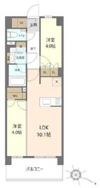 パレステージ横浜十日市場 2階 間取り図