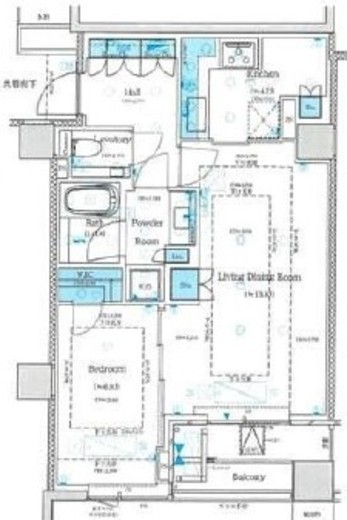 プレミスト南青山 4階 間取り図