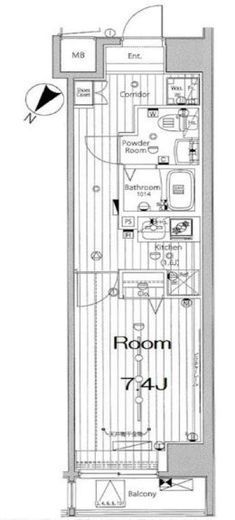 メイクスデザイン川崎Ⅲ 3階 間取り図
